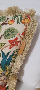 Frida Kahlo Fringe Cushion Cover - ONE LEFT - 45x45cm