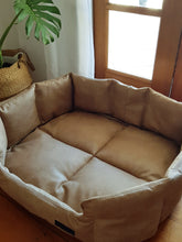 Luxurious High Quality Vegan Faux Leather Pet Bed