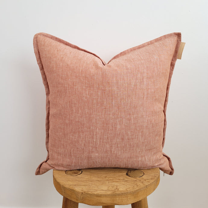 Terracotta Linen Indoor Cushion Cover