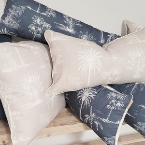 Island Natural Palm Tree Indoor Cushion Cover