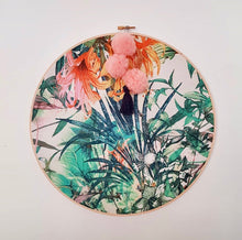 Tropical Fabric Wall Hanging