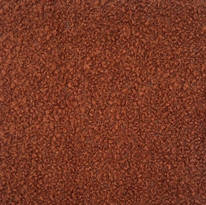 Luxe Bouclé Rust Earth Cushion Cover