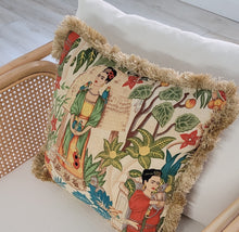 Frida Kahlo Fringe Cushion Cover - ONE LEFT - 45x45cm