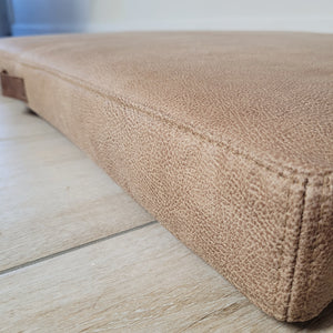 **SALE** Caramel Vegan Leather Pet Bed Mattress