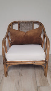 Fully Restored Bamboo Cane Armchair