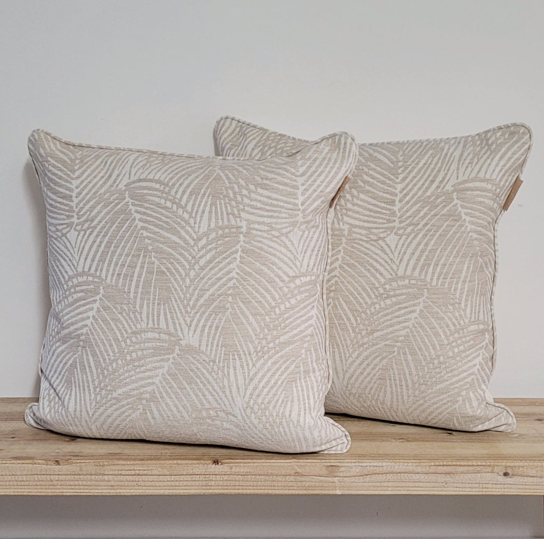 Island Natural Palm Leaf Indoor Cushion Cover