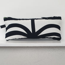 Black & White Painted Lines Pencil Case