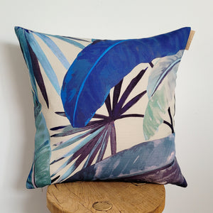 Designer Catherine Martin 'Tropicalia Porcelain Blue' Indoor Cushion Cover