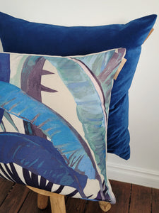 Designer Catherine Martin 'Tropicalia Porcelain Blue' Indoor Cushion Cover