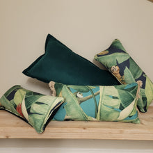 Tropical Deep Navy Monkey Outdoor Cushion Cover