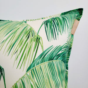 Tommy Bahama Green Fantail Palm Outdoor Cushion Cover