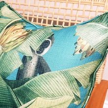 Tropical Aqua Monkey Outdoor Cushion Cover